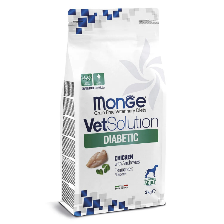 Диетический корм Monge VetSolution Dog Diabetic Диабетик для собак при сахарном диабете