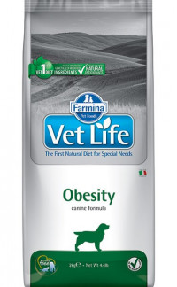 Farmina Vet Life Dog Obesity Для собак. Снижение избыточного веса, вспомогательная терапия при сахарном диабете