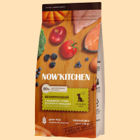 Сухой корм NOW'KITCHEN, беззерновой, для щенков со свежей индейкой, уткой, лососем