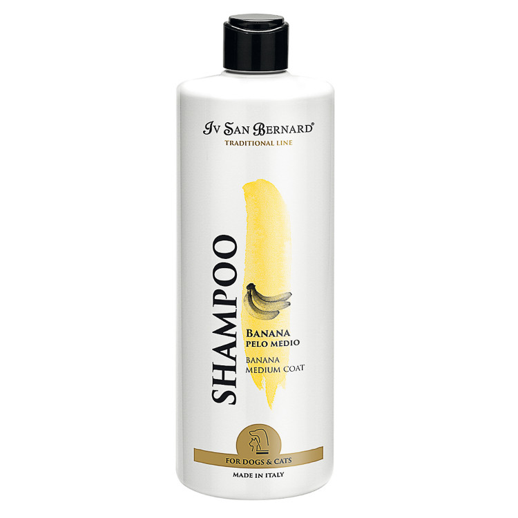 Шампунь для собак и кошек Iv San Bernard Traditional Line Banana для шерсти средней длины