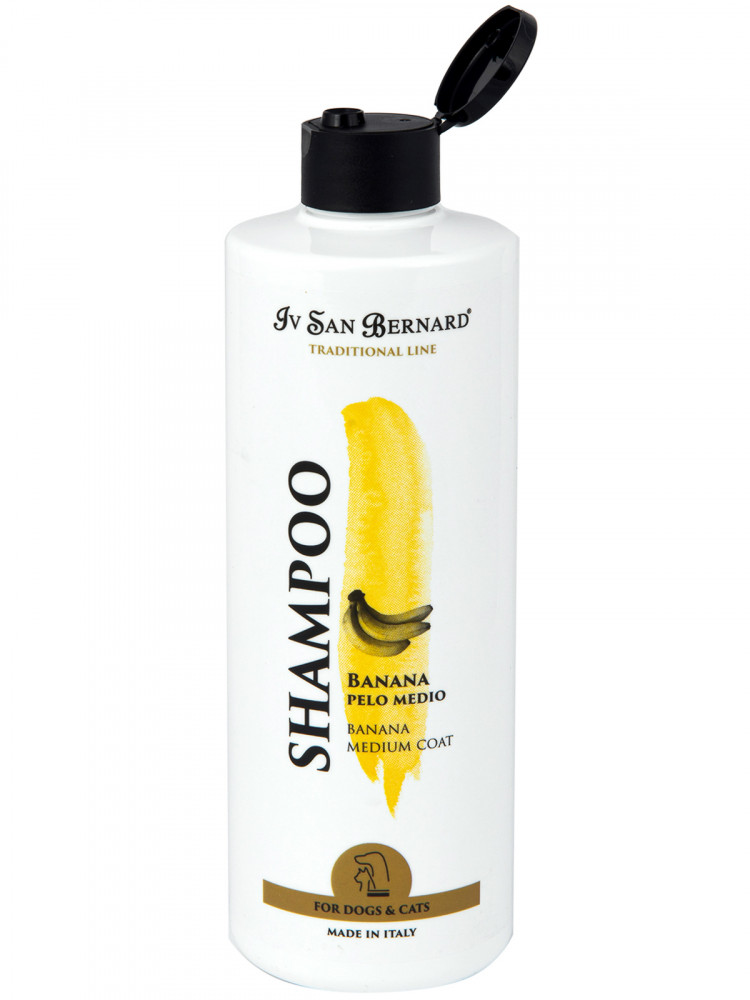 Шампунь для собак и кошек Iv San Bernard Traditional Line Banana для шерсти средней длины