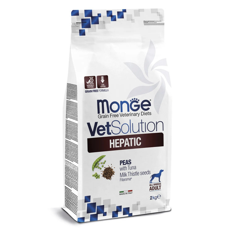 Диетический корм Monge VetSolution Dog Hepatic Гепатик для собак при заболеваниях печени