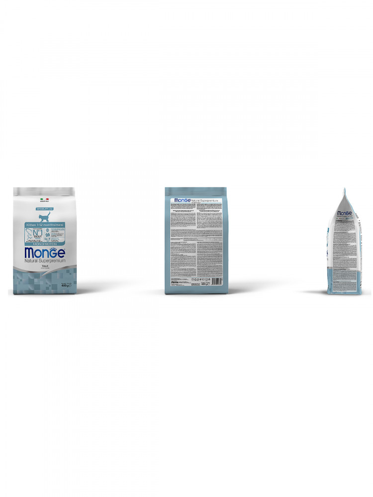Сухой корм Monge Cat Speciality Line Monoprotein для котят и беременных кошек, из форели