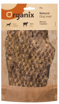 Organix Лакомства премиум говяжье лёгкое