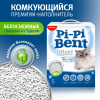 Наполнитель для кошек Pi-Pi-Bent DeLuxe Magic White, комкующийся