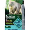 Сухой корм Monge Cat BWild GRAIN FREE для взрослых кошек, беззерновой, из трески
