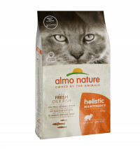 Almo Nature HOLISTIC Сухой корм для взрослых кошек со свежей морской рыбой, Life Maintenance, Fresh Oily Fish