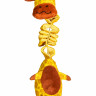 Игрушка Mr.Kranch для собак Жираф с карманами под лакомство 36 см желтая