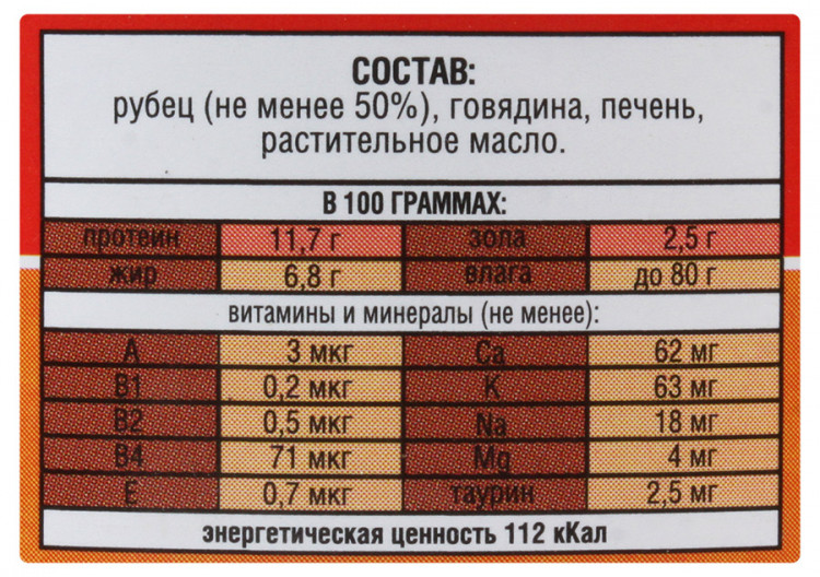 Четвероногий гурман консервы для кошек, с потрошками