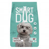 Smart Dog Корм для взрослых собак, три вида мяса с ягнёнком, лососем, индейкой