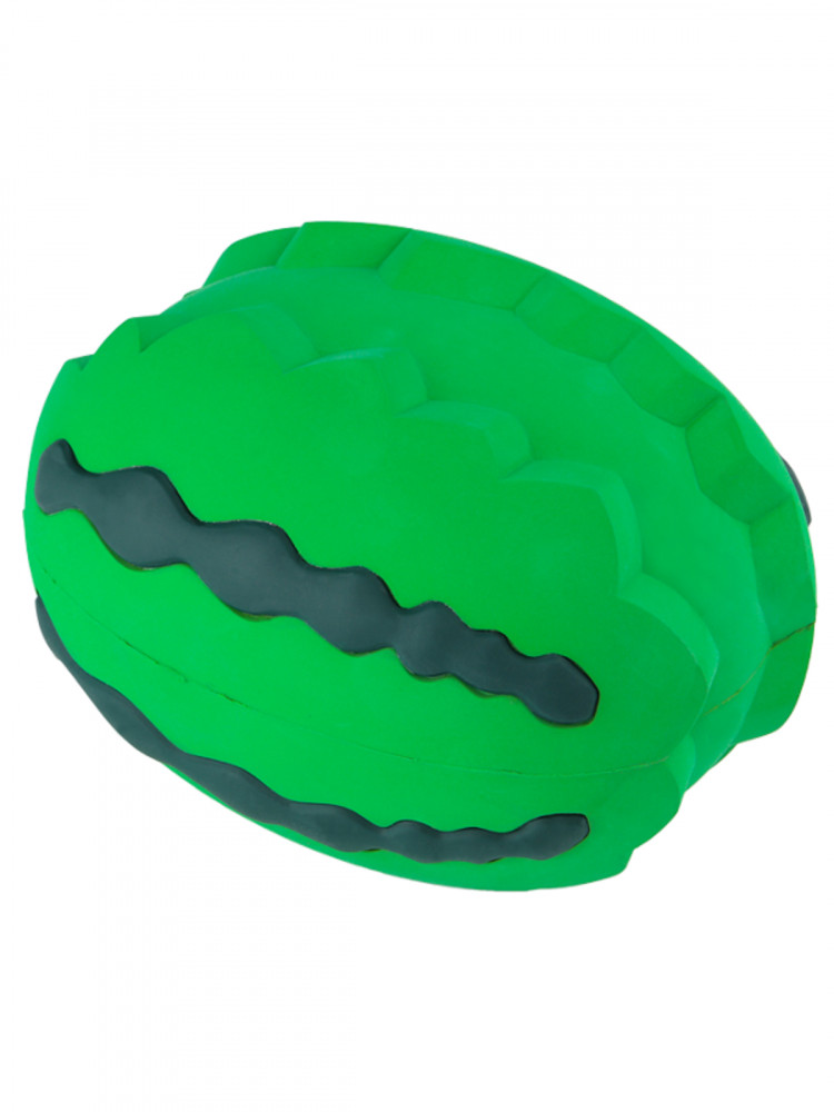 Игрушка Mr.Kranch для собак Арбуз 15 см зеленая с ароматом курицы